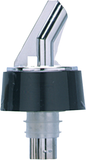 Chrome Look Free Pourer / with black collar / Dozen